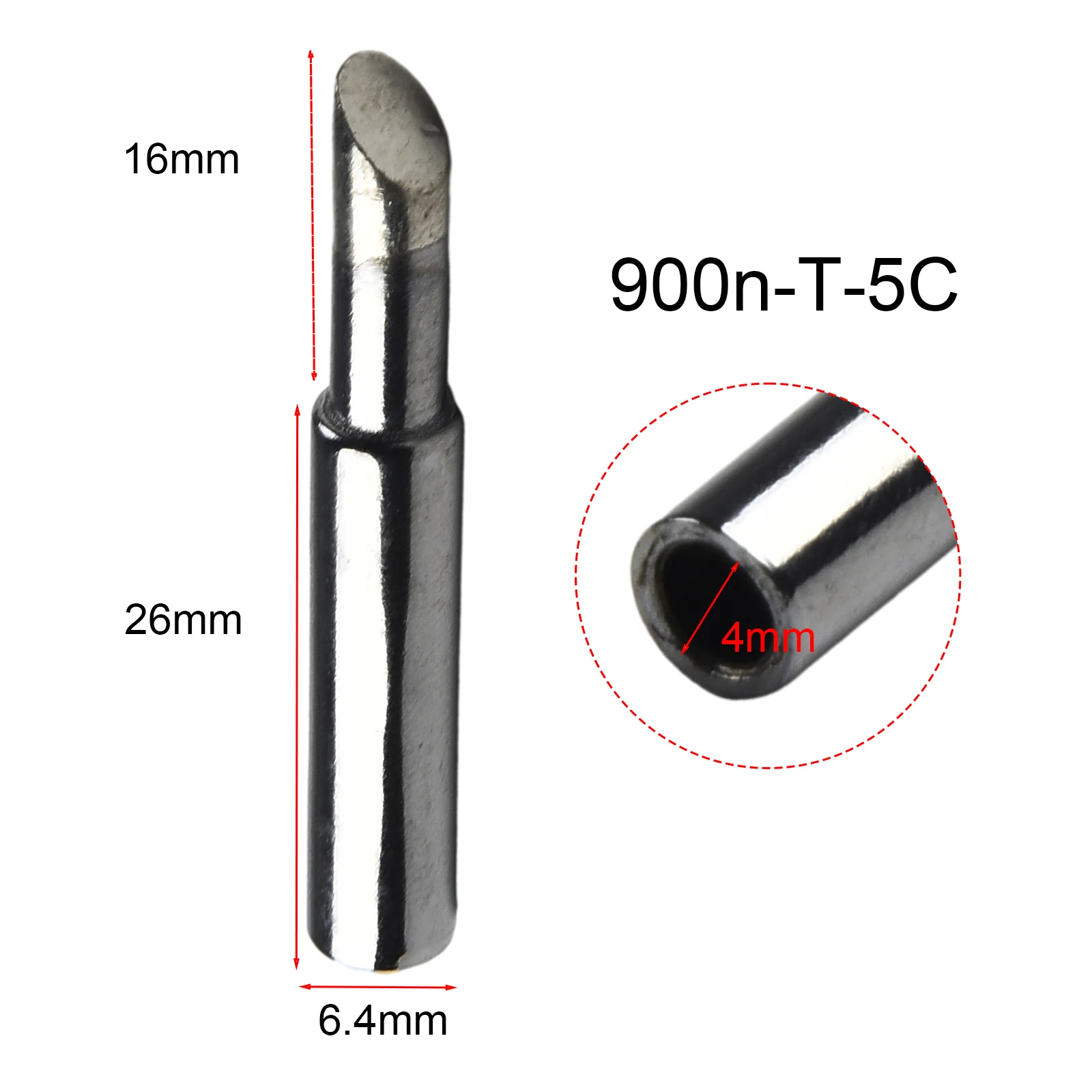 Soldering Iron Nozzle Soldering Iron Tips Soldering Tools 5pcs Silver Soldering Iron Welding For 936 Power Tools
