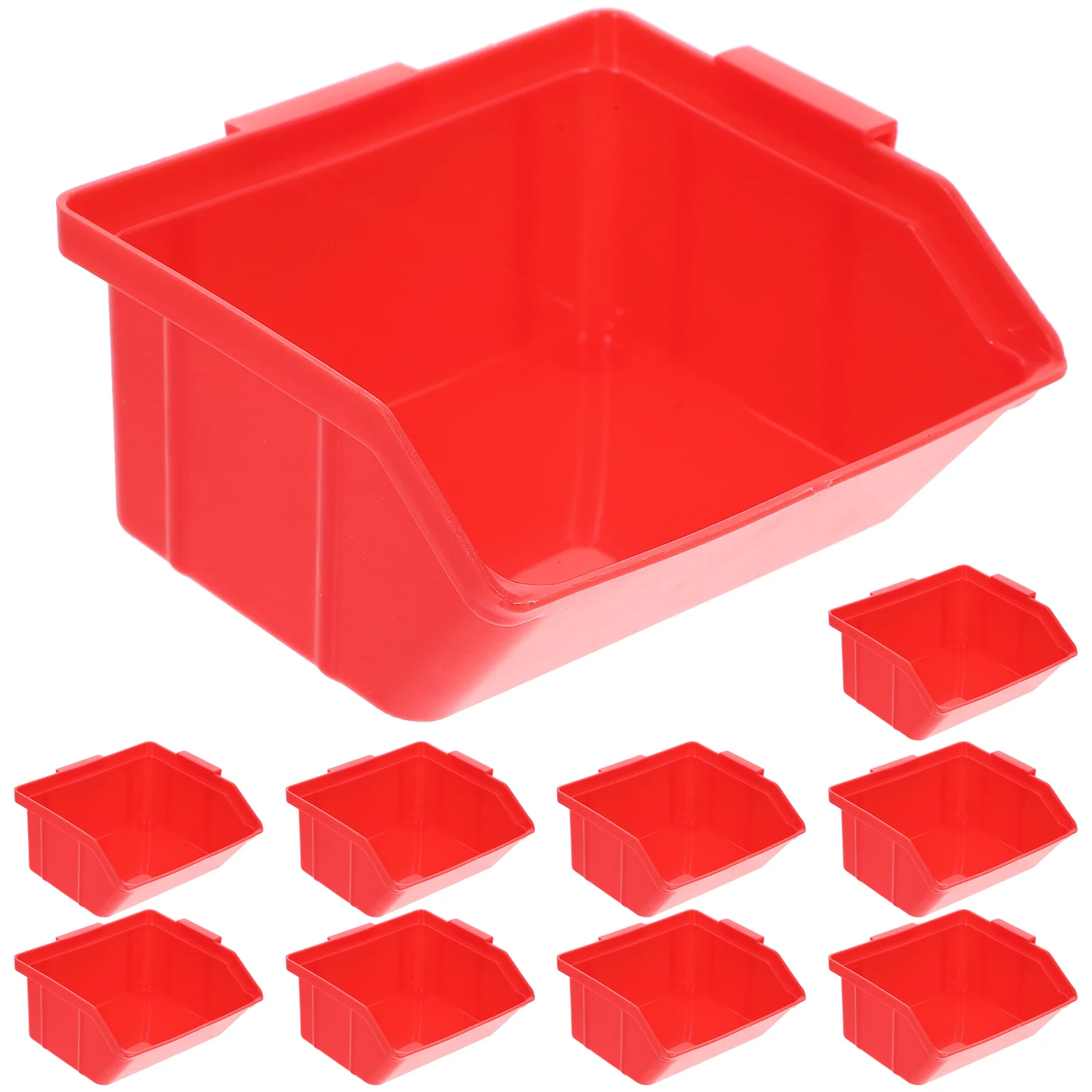 10 Cs/Package Oblique Component Box Toolbox Container Storage Tray Pp