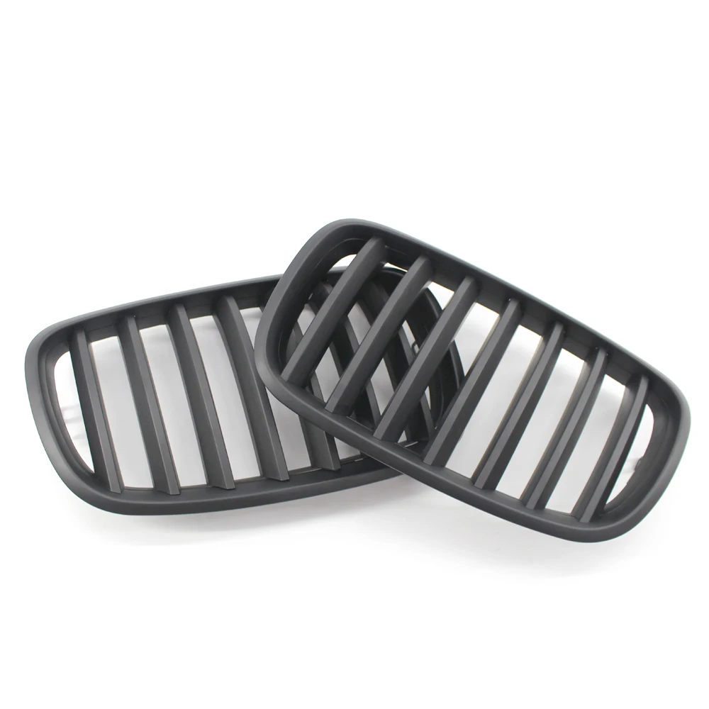 

Матовый черный передний бампер, решетка почек для BMW E70 X5 E71 07-10 X6 08-14, 4-дверная решетка 51137157687 , 51137157688