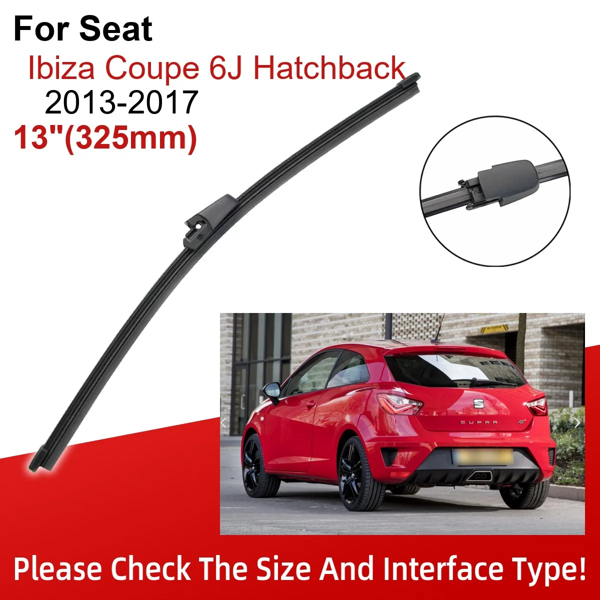 For Seat Ibiza Coupe 6J Hatchback 2013-2017 24