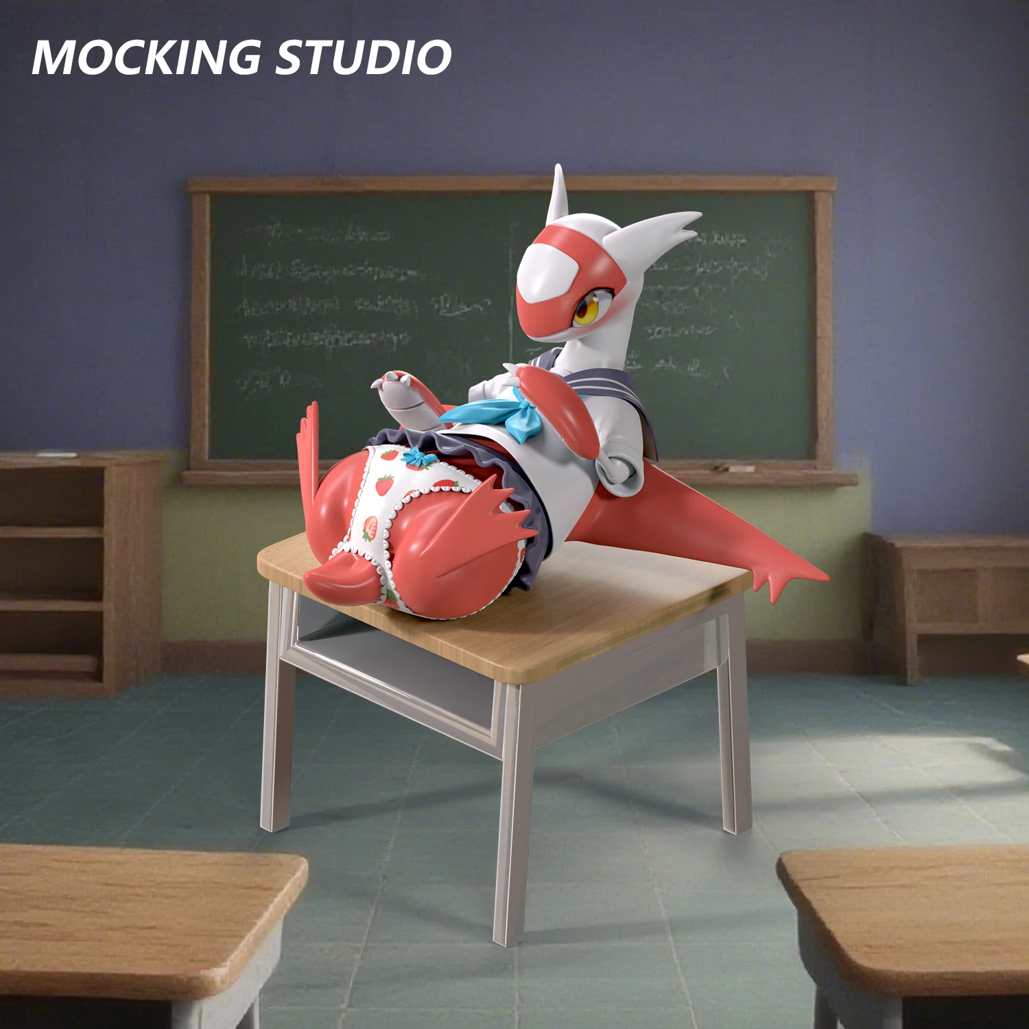 

Strange Proportion Series Campus JK Latias Strange Proportion Handmade GK Model Play Statue Action Figure Collectible Toy Gifts