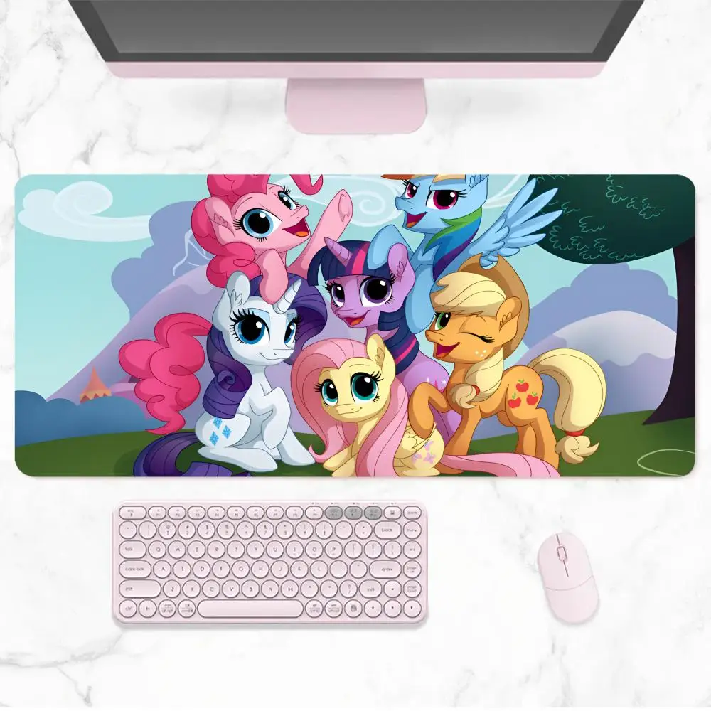 Anime Game My little Pony Cartoon Vriendschap is Magic Muismat Muismat Computer Bureau Pad Kantoortapijt Laptop Muismat