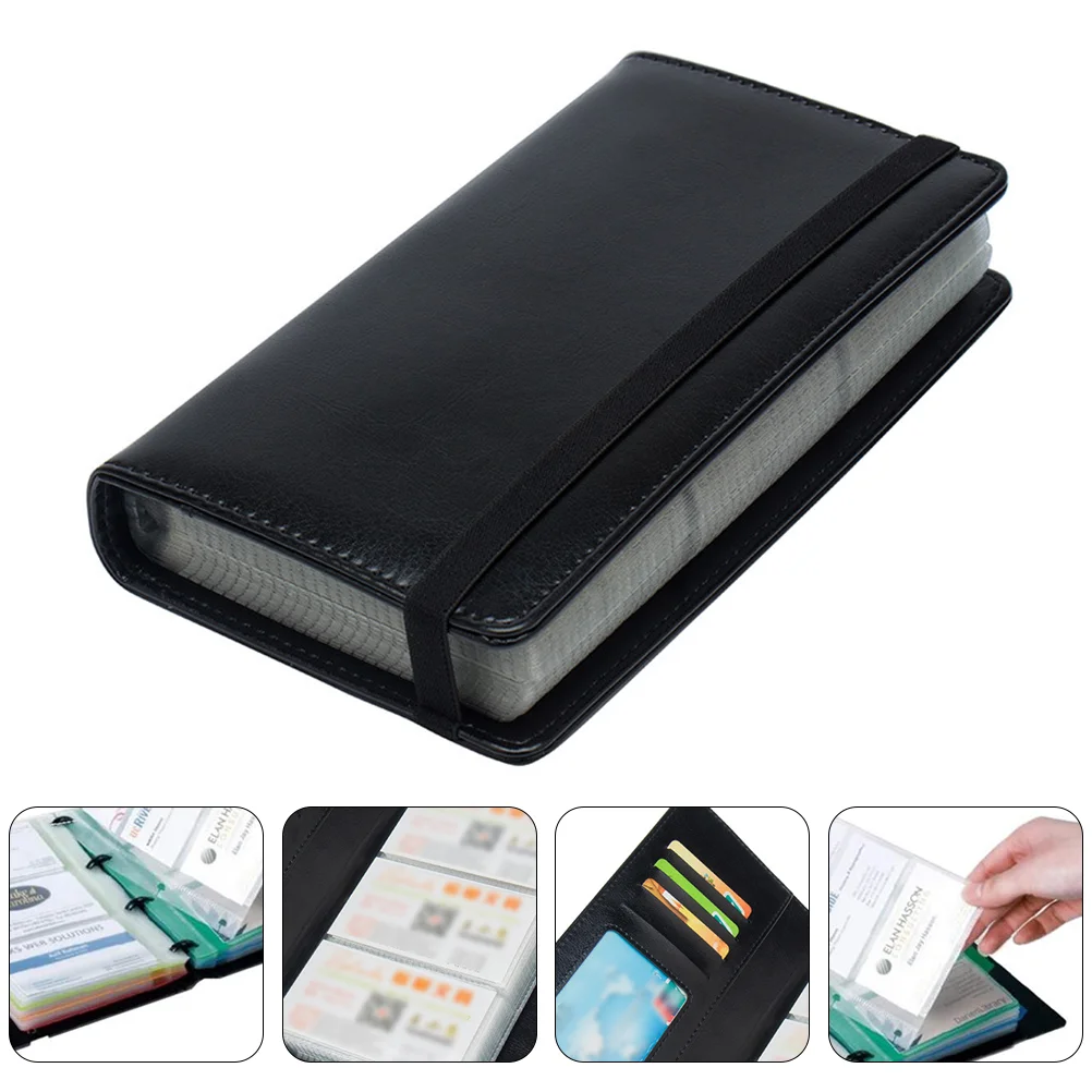 

Business Card Album Name Cards Holder Case Portable Creative High Capacity