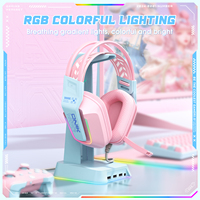 ONIKUMA X13 Gaming Headset Immersive audio with noise-cancelling microphone, RGB lights and soft memory ear cups