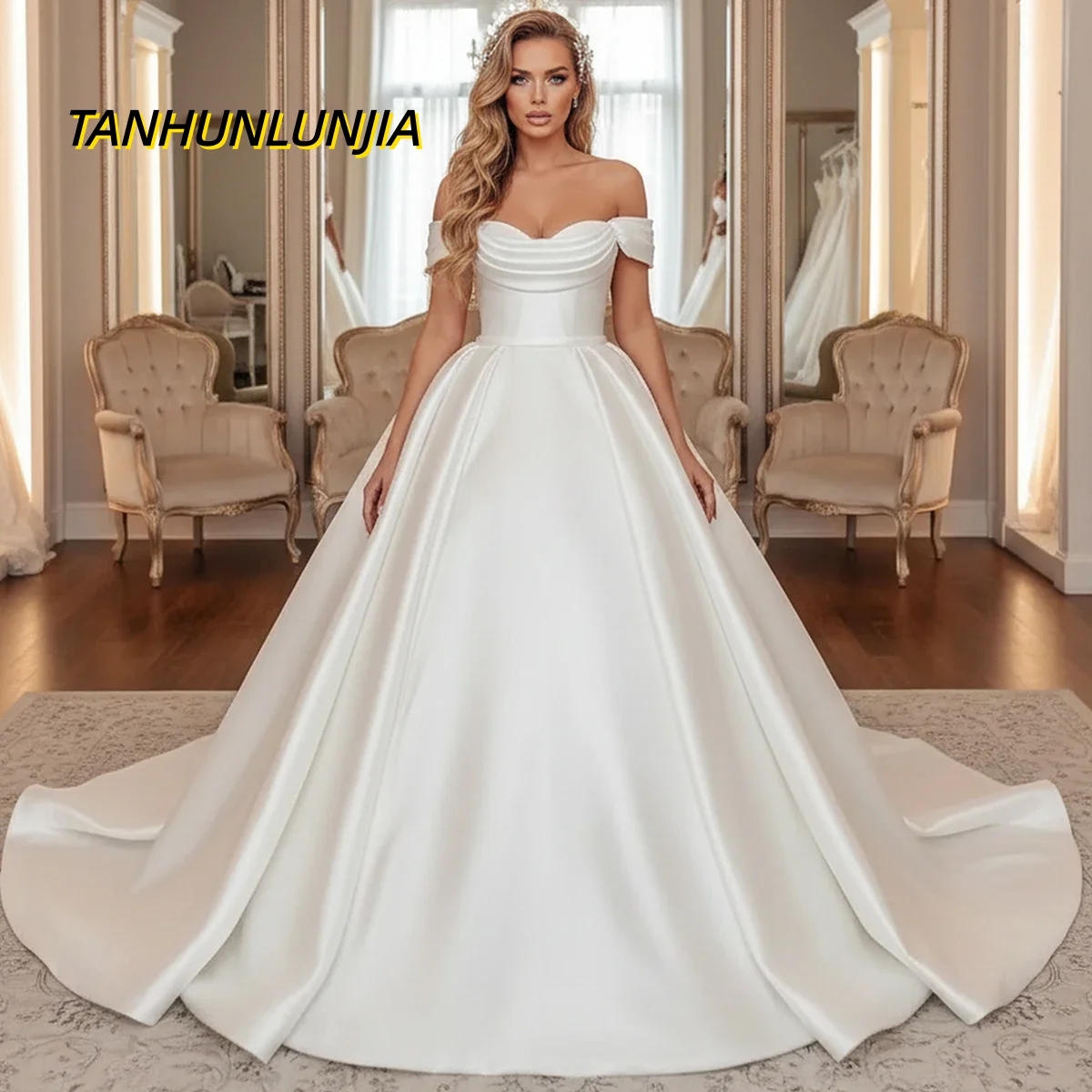 

Customized Vintage Champagne Lace Bohemian Wedding Dress A Line Cap Sleeve Sexy Backless Bridal Gown Vestidos de Novia