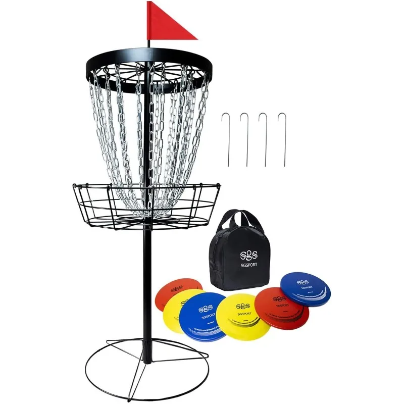 

Disc Golf Basket with | Portable Disc Golf Target