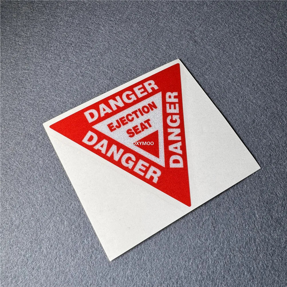 ملصقات مقعد طرد الخطر ، تصفيف السيارة ، الديكور الخارجي التلقائي ، شريط الفينيل زين ، ملصق نافذة مثلث