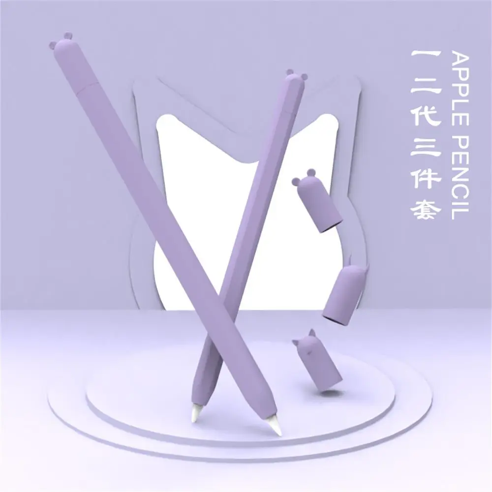 Soft Non-slip Pencil Skin Silicone Anti-scratch Case Protective Cover For  Pencil Case Stylus Cover