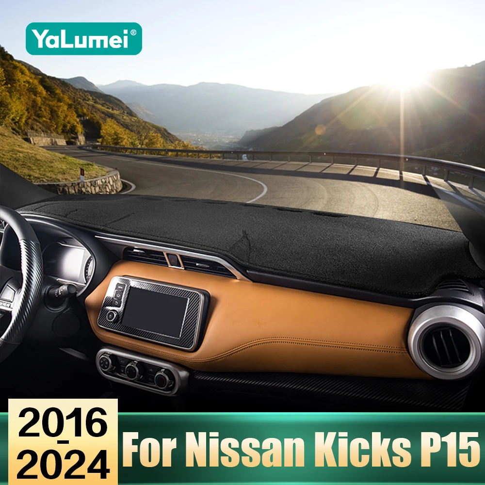 Für Nissan Kicks P15 2016 2017 2018 2019 2020 2021 2022 2023 2024 Auto-Armaturenbrett Anti-UV-Abdeckung Sonnenschutzmatte Lichtschutzmatte