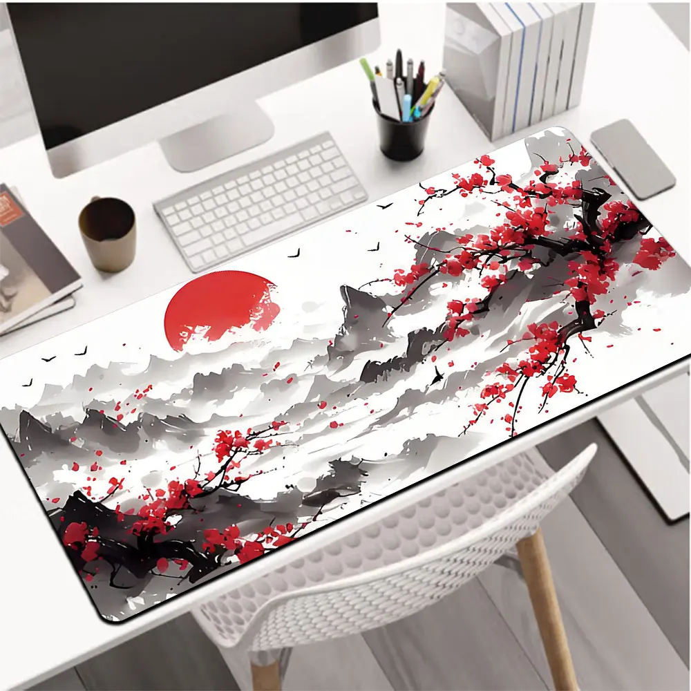1pc Japanese sakura Large Mouse Pad computer mat Desk Mat keyboard mat Office Gaming Table Mat