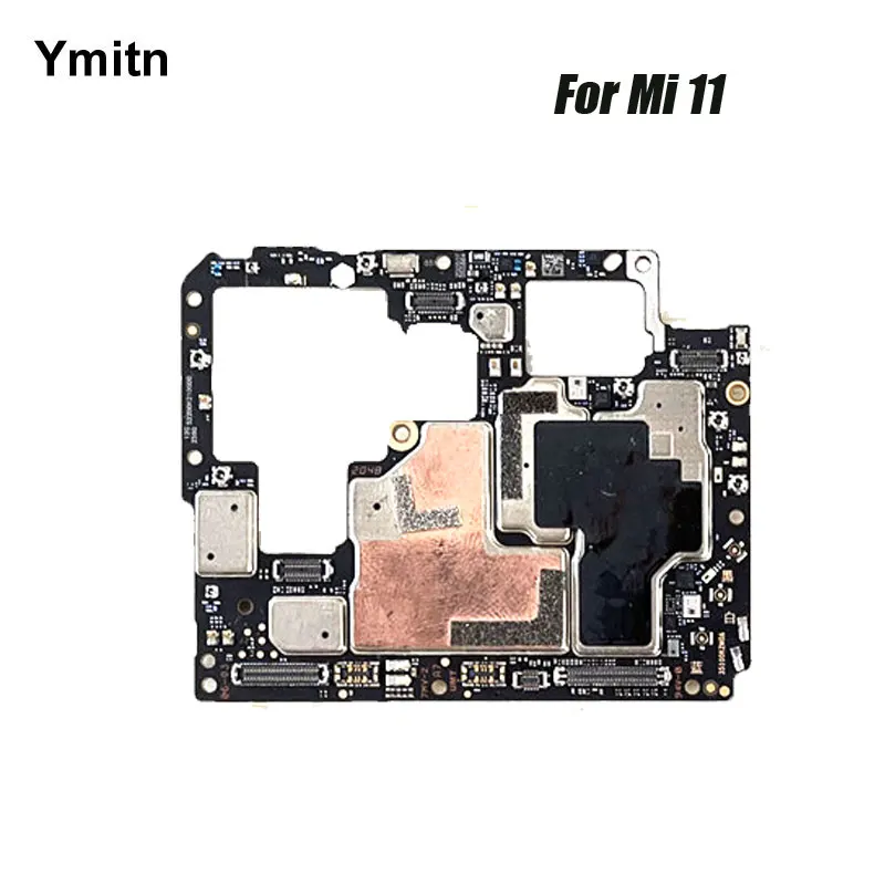 Ymitn Unlocked Main Mobile Board Mainboard Motherboard With Chips Circuits Flex Cable For Xiaomi 11 Mi11 M11 Mi 11