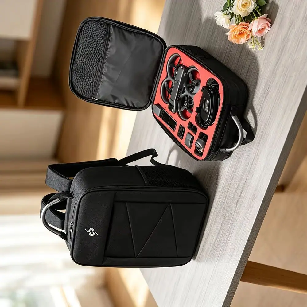 For DJI Avata 2 FPV Drone Shoulder Storage Organizer Bag Carry Case For Goggles 3 Outdoor‑Travel Protective Drone Accessories