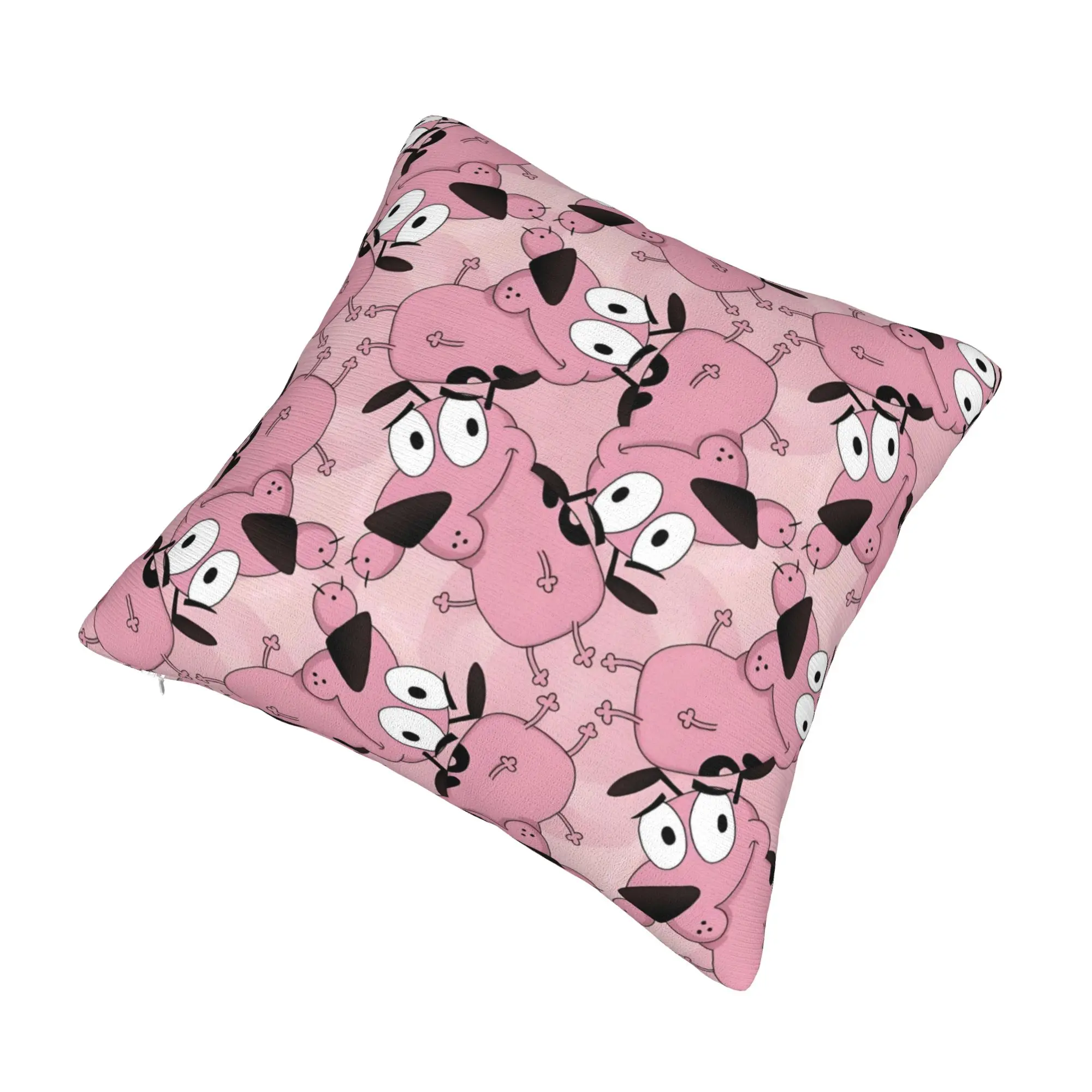 Nordic Cobarde Courage Cowardly Dog Cushion Cover Velvet Cute Miguru Dog Throw Pillow Case Living Room Decoration