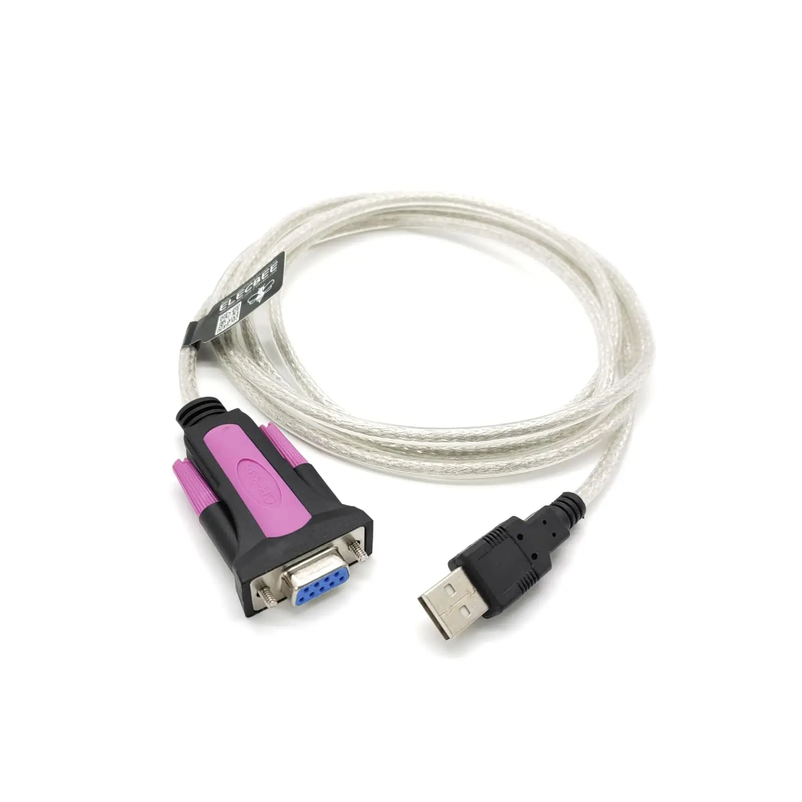 USB Male Connector To D-Sub 9 Pin Straight Female Connector RS232 With Serial Adapter Cable 2M