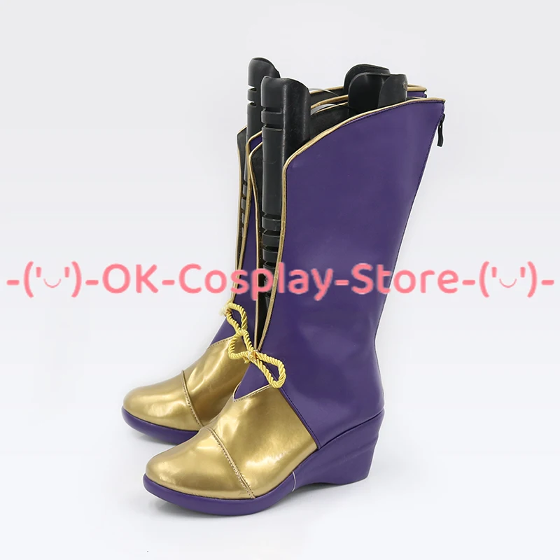 Game LOL Spirit Blossom Soraka Cosplay Shoes PU Leather Shoes Halloween Carnival Boots Cosplay Props Custom Made