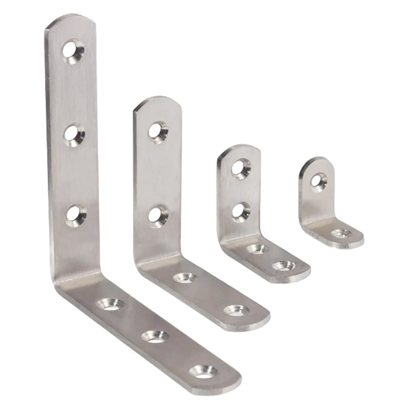 

Stainless Steel Corner Code 90 Degree Right Angle L-shaped Triangle Iron T Bracket Partition Bracket Hardware Connection Piece