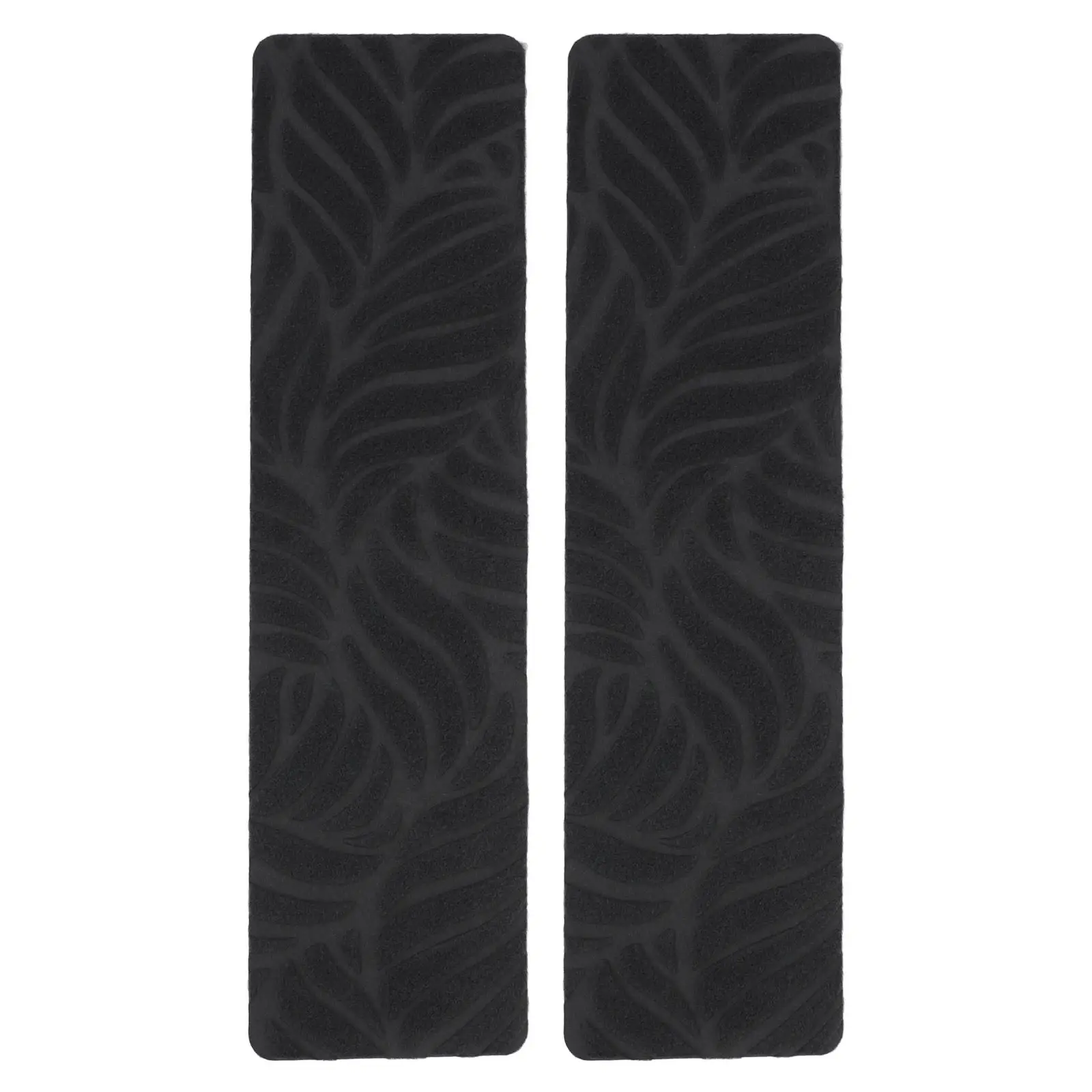 2Pcs Non Slip Stair Treads Carpet Mat Embossed Self Adhesive Indoor Stair Runners for Wooden Steps Elders Safety