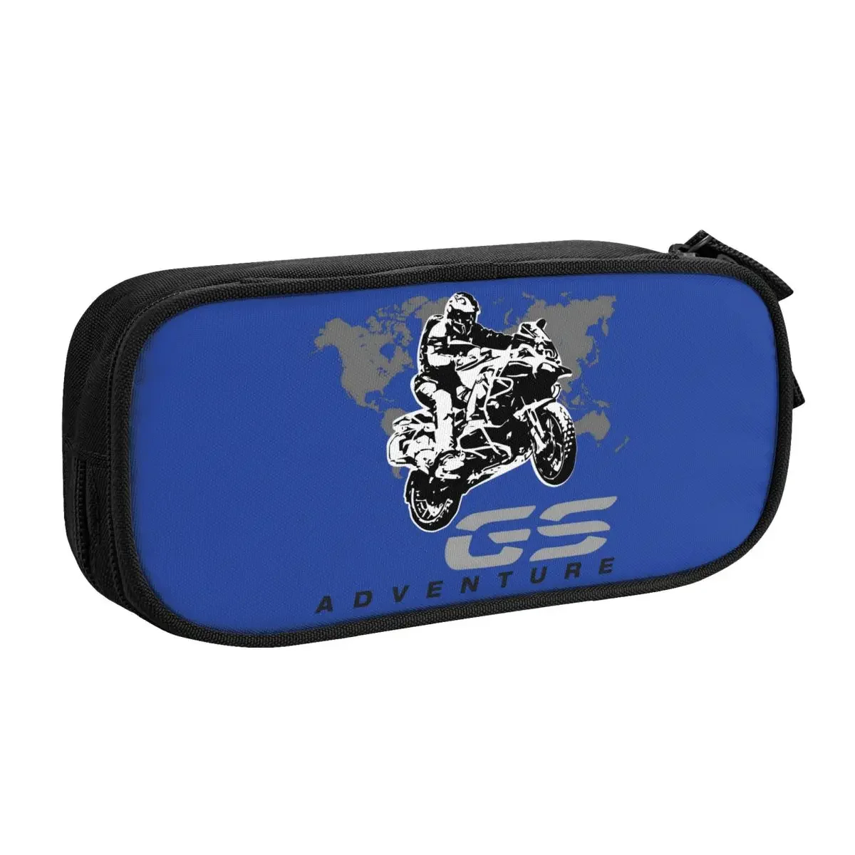 Custom GS Motorcycle Adventure Kawaii Pencil Case Boy Girl Large Capacity Pencil Bag School Accessories