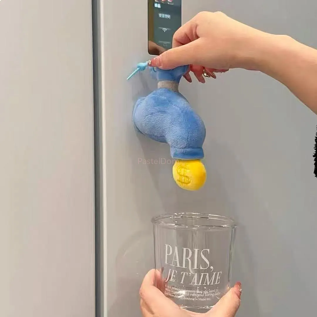 2026 New Magnetic Faucet Fridge Magnet Decorative Funny Creative Wall Sticker Novelty Home Kitchen Decor