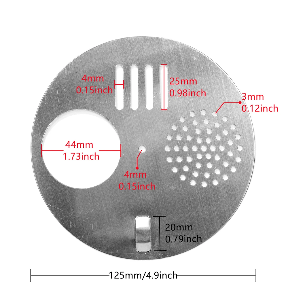300 Pieces Large Stainless Steel Beehive Entrance Discs 12.5cm Diameter Beehive Door for Honey Bee Nest Ventilation And Access