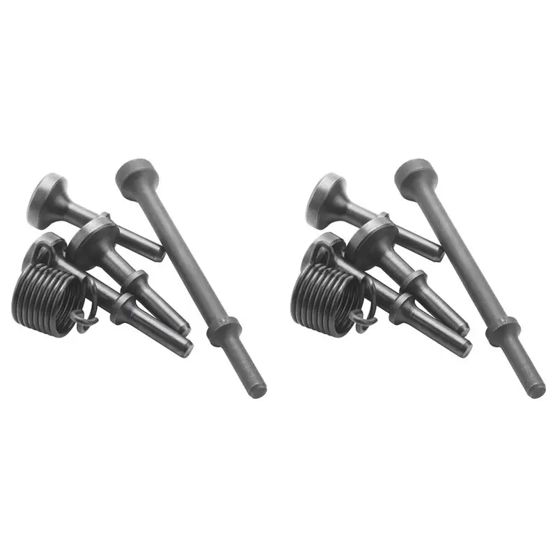 

WORTHOWN-10 Pcs Smoothing Pneumatic Air Hammer Pneumatic Chisel Bits Tools Kit