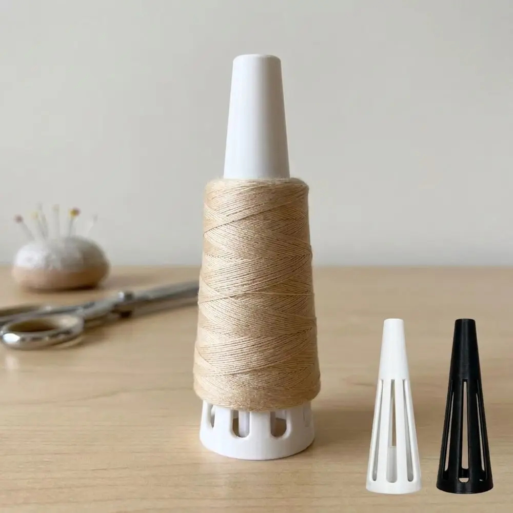 3D Printed Cone Thread Spool Holder Anti-Slip Anti-Wobble Thread Spool Stabilizer Stand DIY Sewing Tool Hollow Cone