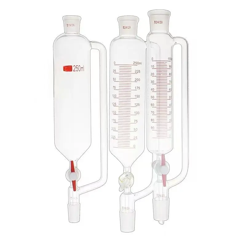 

With PTFE Glass Constant Pressure Drop Funnel Scale Line Constant Pressure 10/25/50/100/250/5001000ml