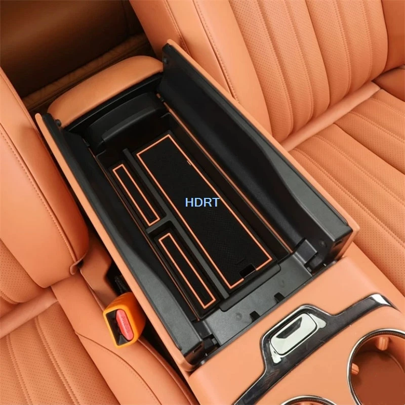 For GAC Aion V AY5 2025 + Car Style Center Console Armrest Storage Box Container Organizer Tray Cover Dust Proof Pad Accessories