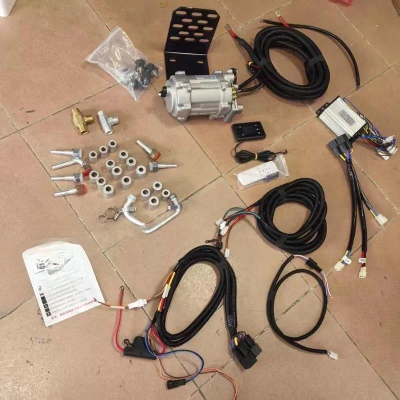 New Cold Chain Car Air Conditioning Fan Clutch 12V Retrofit Kit for Parallel Parking