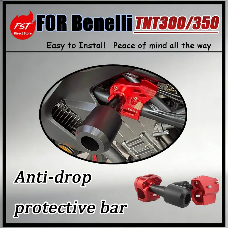 For Benelli TNT300/350 Motorcycle Racing Bumper Anti-Fall Kit Weight-Reducion Bracket Design No Extra Load