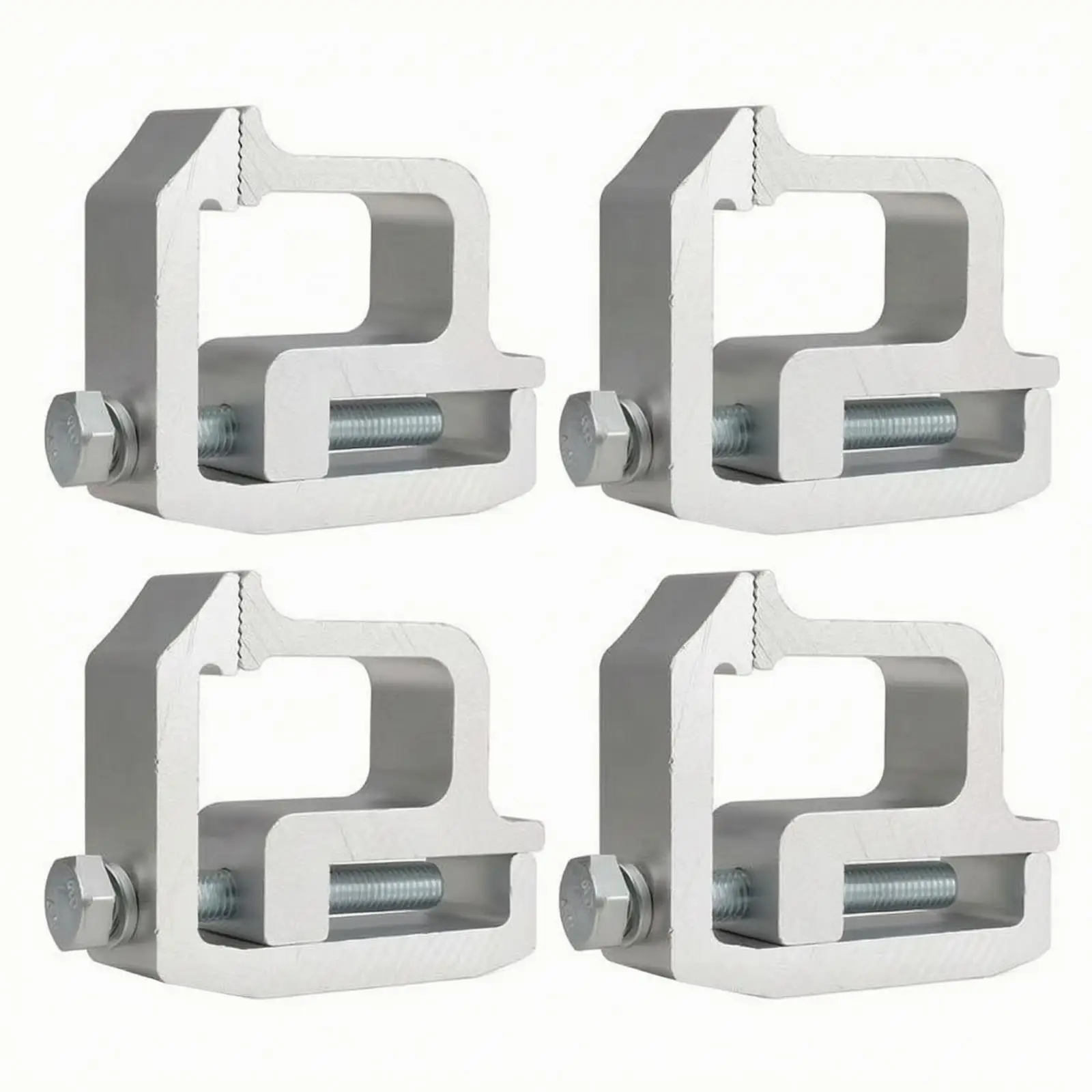 Universal Truck Topper Cap Clamp for Pickup Bed Rails Strong Aluminum Shell Mounting Hardware