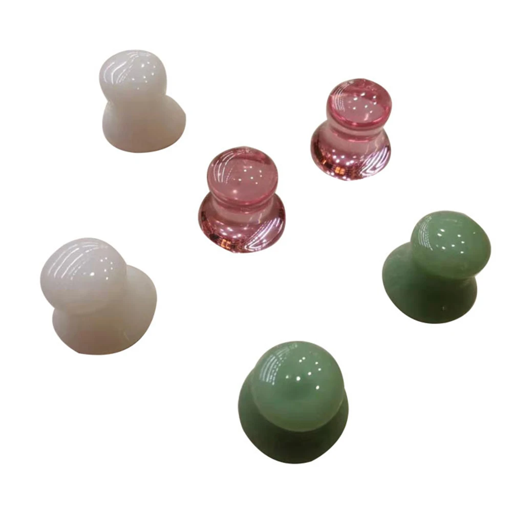 

Jade Massage Stone Body Massager Gua Facial Tool White Glass Lightweight Portable Muscle Relief Improve Circulation