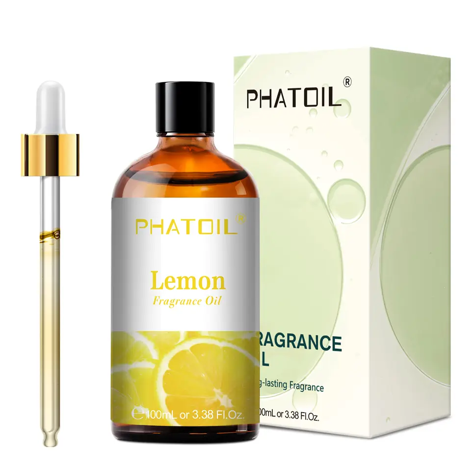 PHATOIL 100 مل زيوت عطرية للعلاج العطري والمرطب برائحة الفراولة والكرز وجوز الهند والفانيليا لصنع الشموع - 5