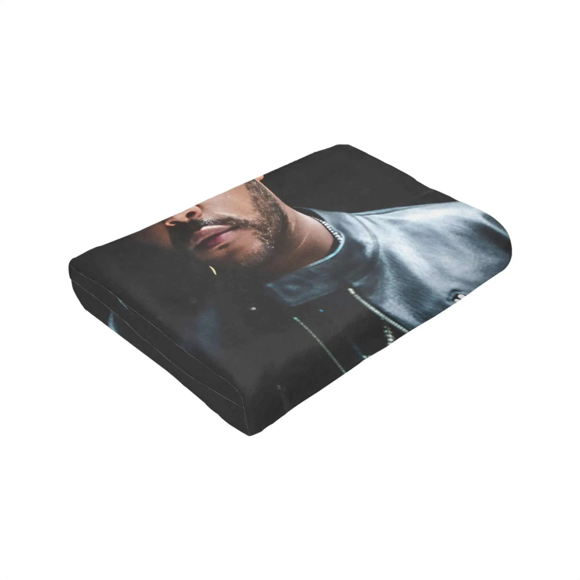 The Weeknd Rapper Singer Cobertores de lã com estampa respirável e quente para sofá, quarto, peça de tapete