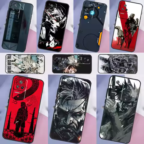 Game Metal Gear Solid Case For Xiaomi 13 12 Lite 11T 12T Pro 12X POCO X3 X5 F5 Pro F4 X4 GT M5s C40 F3 Back Cover