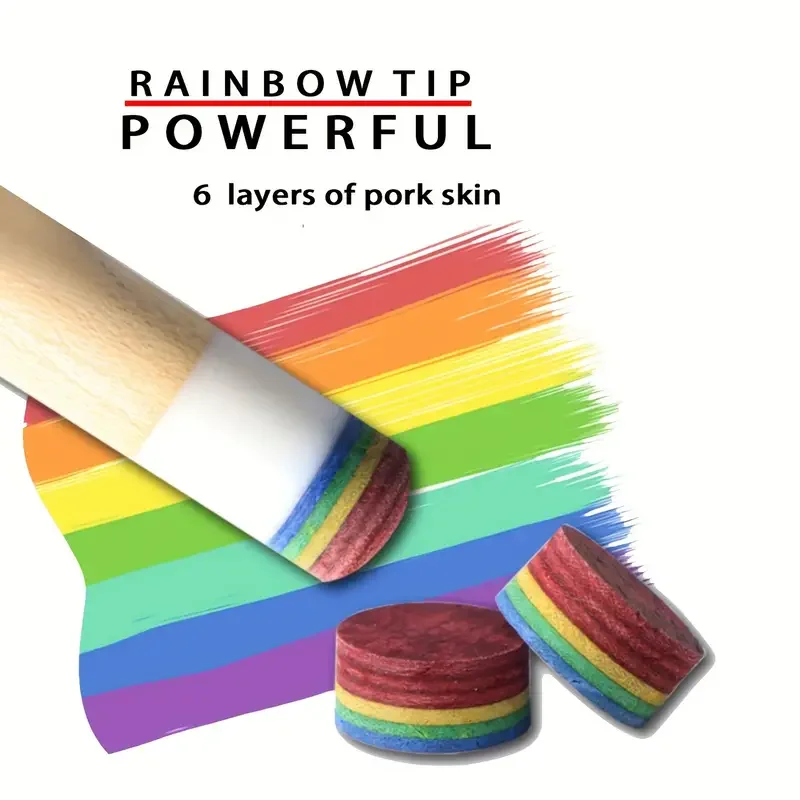 

6-слойная головка для бильярдного клуба 12 мм/14 мм, аксессуары для наконечников для бильярдного клуба