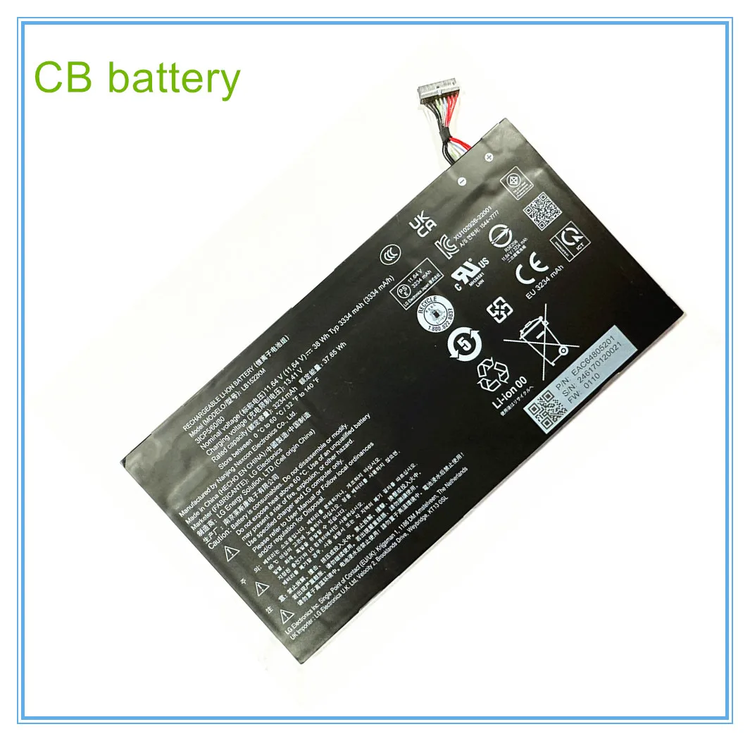 

LB1522KM Laptop Battery 11.64V 38Wh For 15UD50Q-GX30K 15UD50Q-GX50K Tablet PC