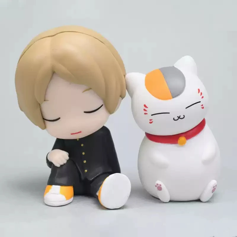 オリジナル夏目友人帳アニメ周辺グッズ ニャンコ先生 ガチャ ガシャポン アニメアクションモデルフィギュアコレクション