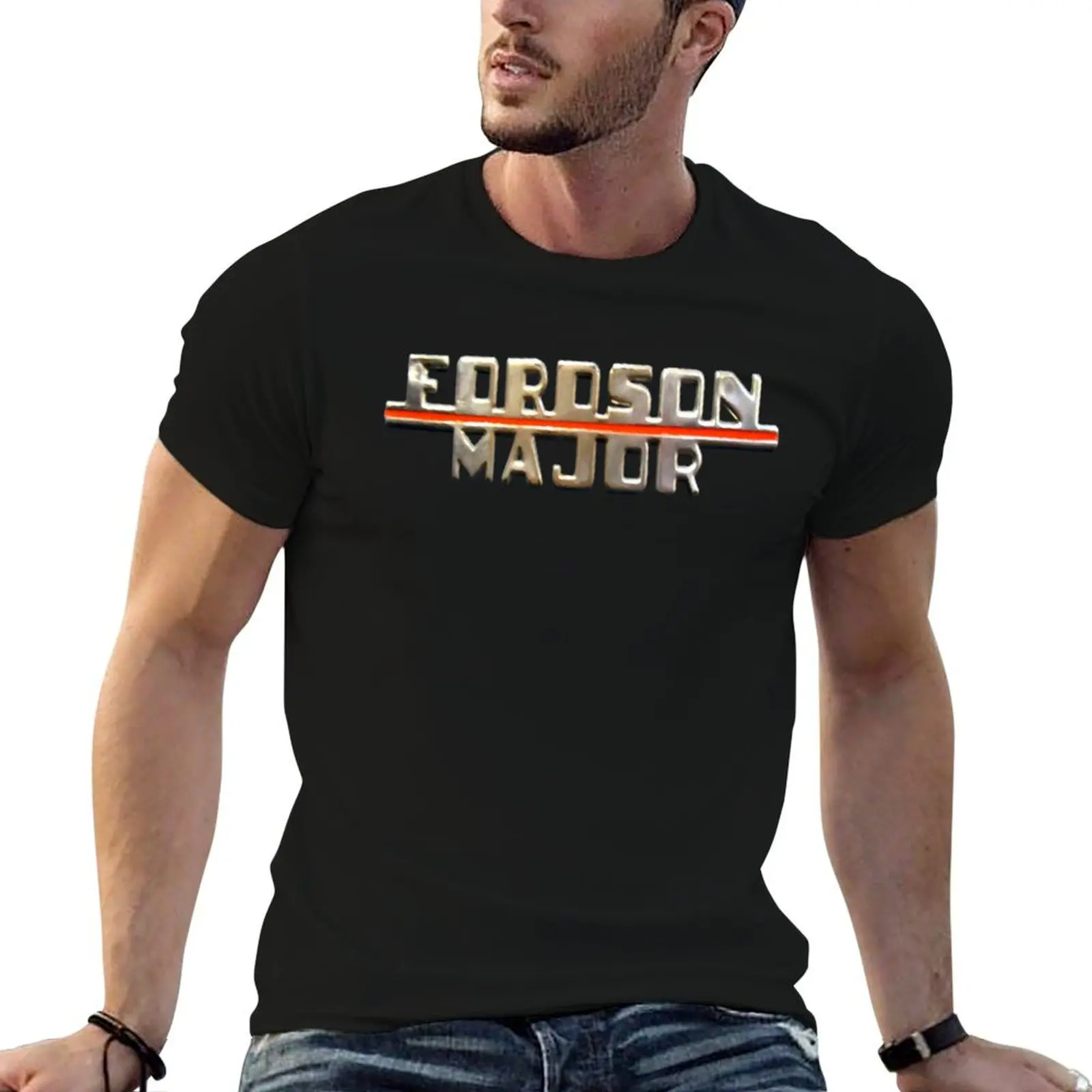 Camiseta masculina Fordson Major, camisetas de marca de luxo de alta qualidade, camisetas de anime, camiseta oversize para homem