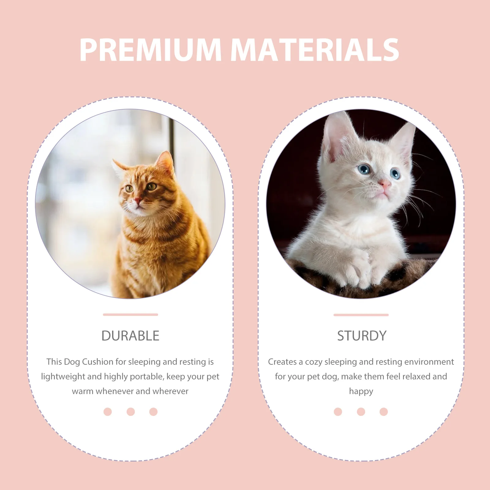 

1pcs Cloud Pet Nest Winter Warm Pet Nest Cushion Dog Bed Mat Silicone Anti-Slip Portable Cat Puppy Cushion For Indoor Use