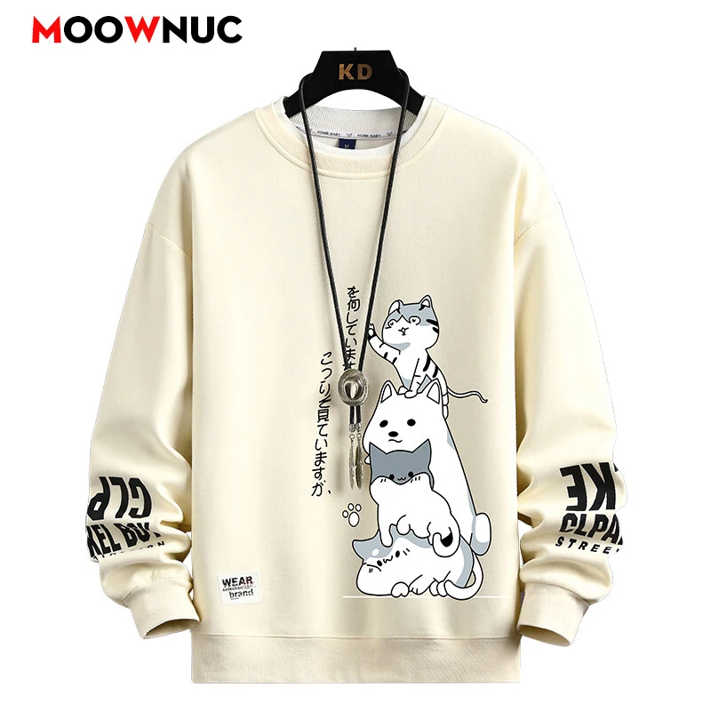 

Pullover 2025 Men's Hoodies New In Sweatshirts Urban Streetwear Spring Autumn Breathable Men's Fashion Clothing Sweat-shirt