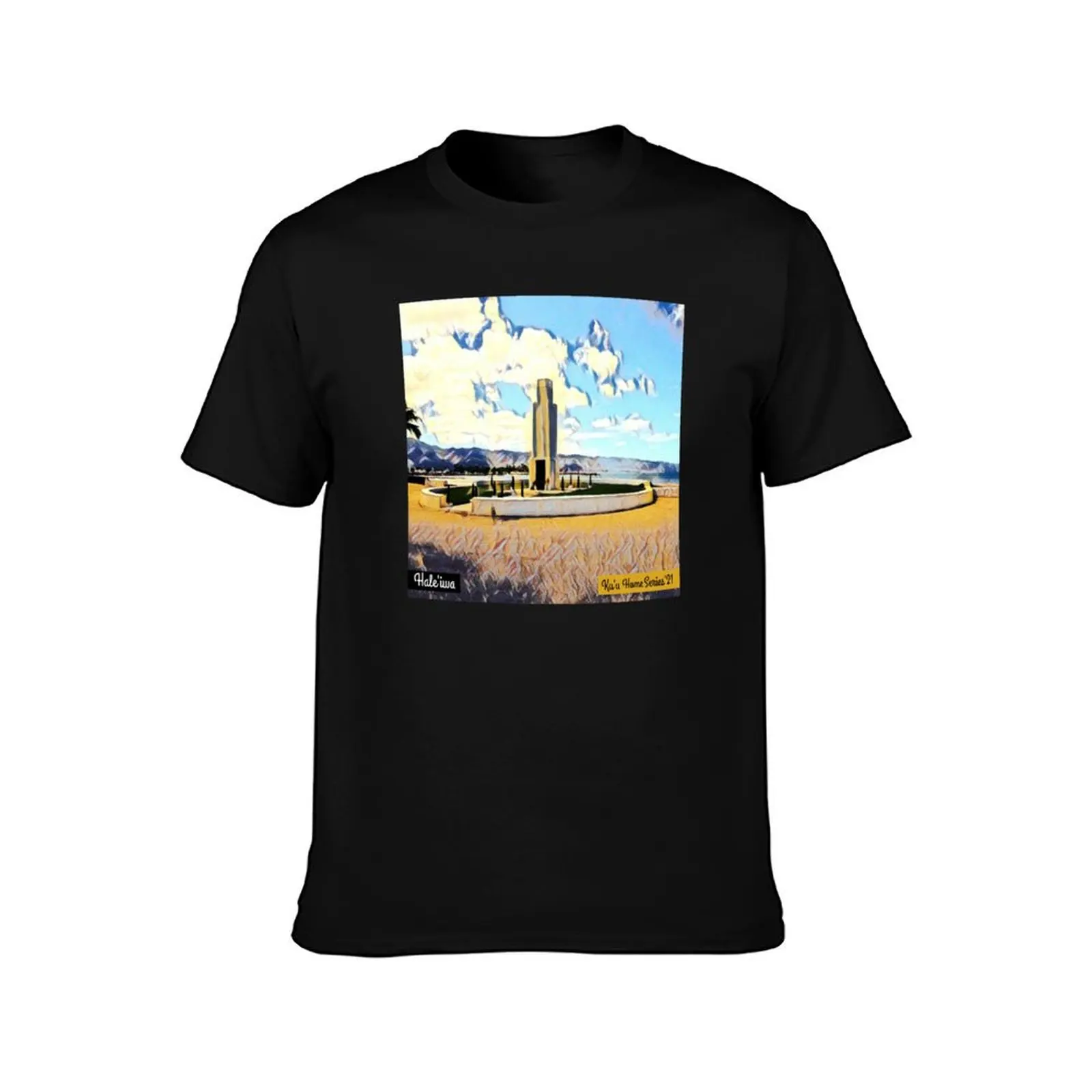 Ku'u Home Series: Hale'iwa Park Monument T-Shirt man t shirts high quality luxury brand T-Shirt