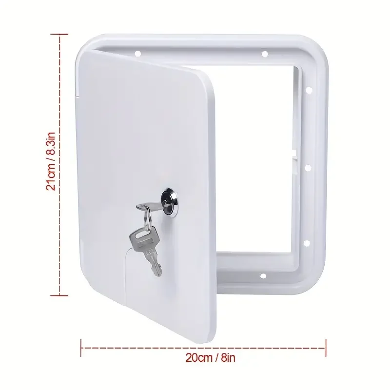 Waterproof Hatch With Lock Power Line Hatch Plastic Water Filler For Car Camper Caravan Motorhome