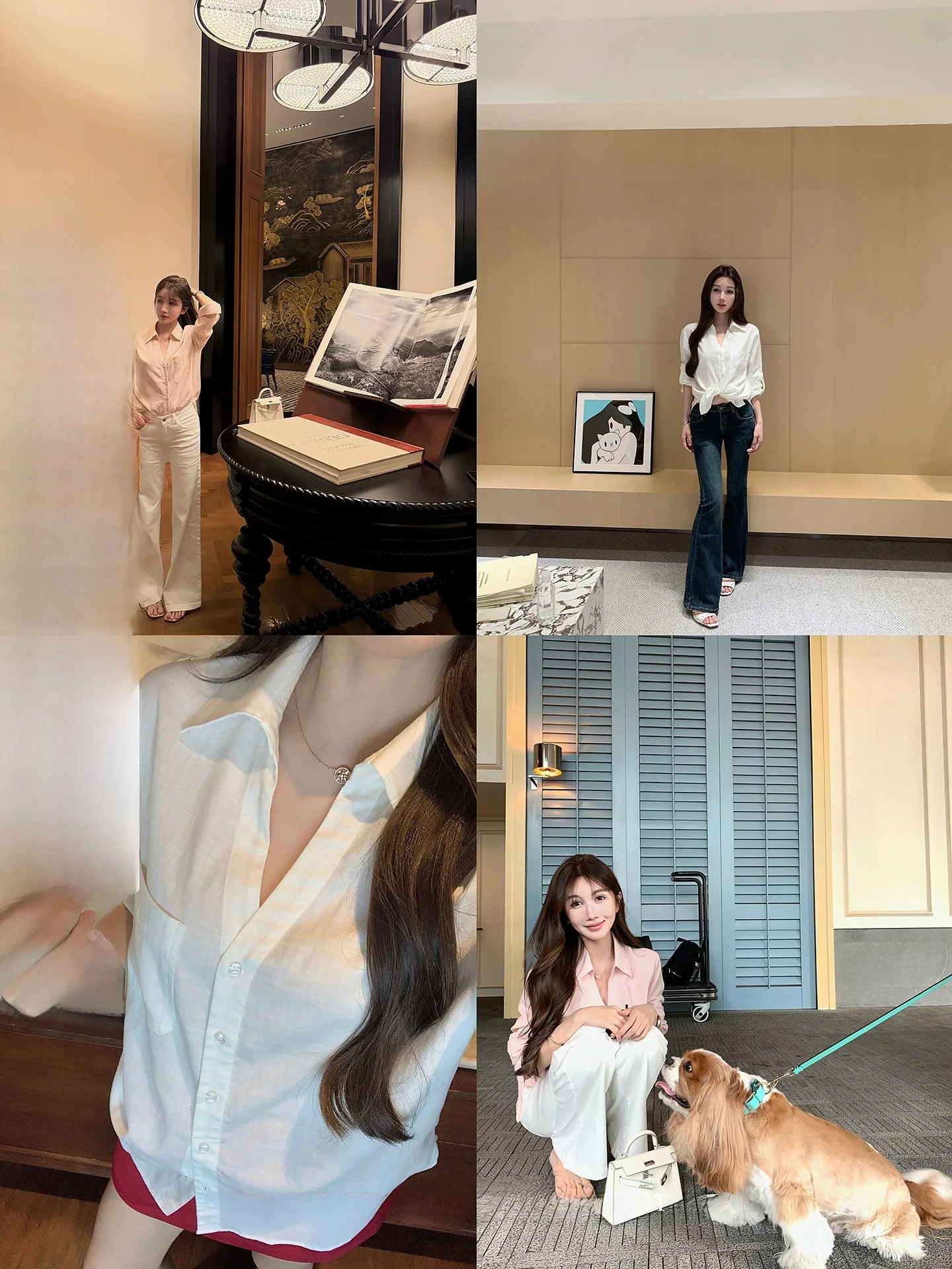 

Sun Protection Long Sleeve Silk Shirt Women's Spring Summer Thin Outerwear Top High-End Feel Commute Style Korean Version