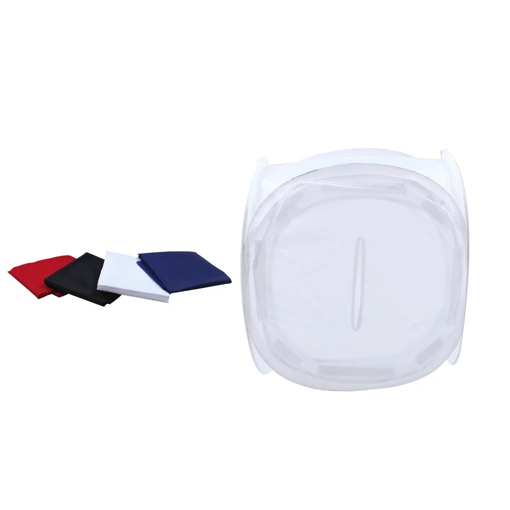 

1 Pc Round Cube 4 Color Photo Studio Tent Portable Folding Photography Booth without Light (40cm) home photography studio