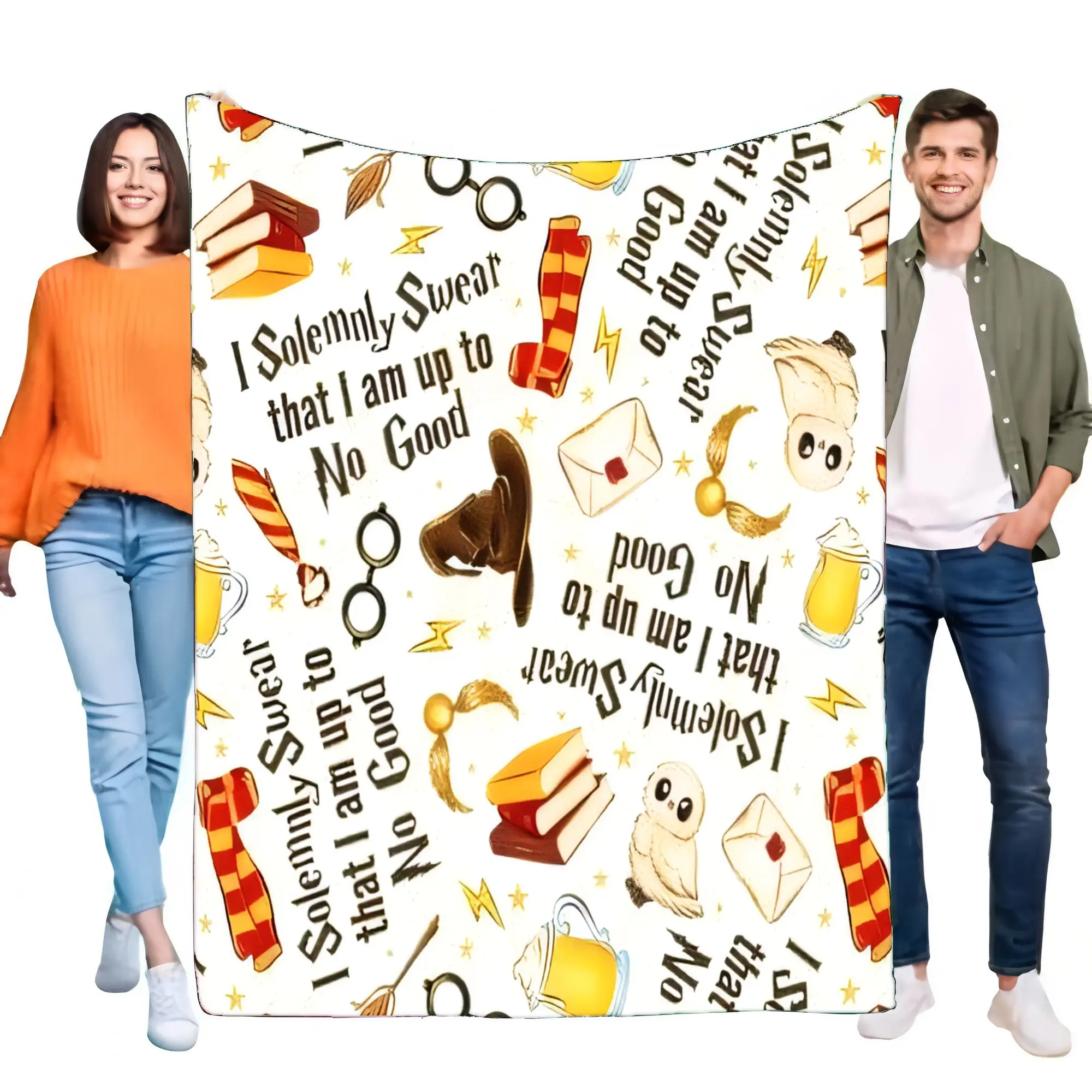 Manta temática de Harry Potter, suave, acogedora cama, sofá, forro polar para niños y adultos, regalo de cumpleaños ligero, perfecto para fanáticos