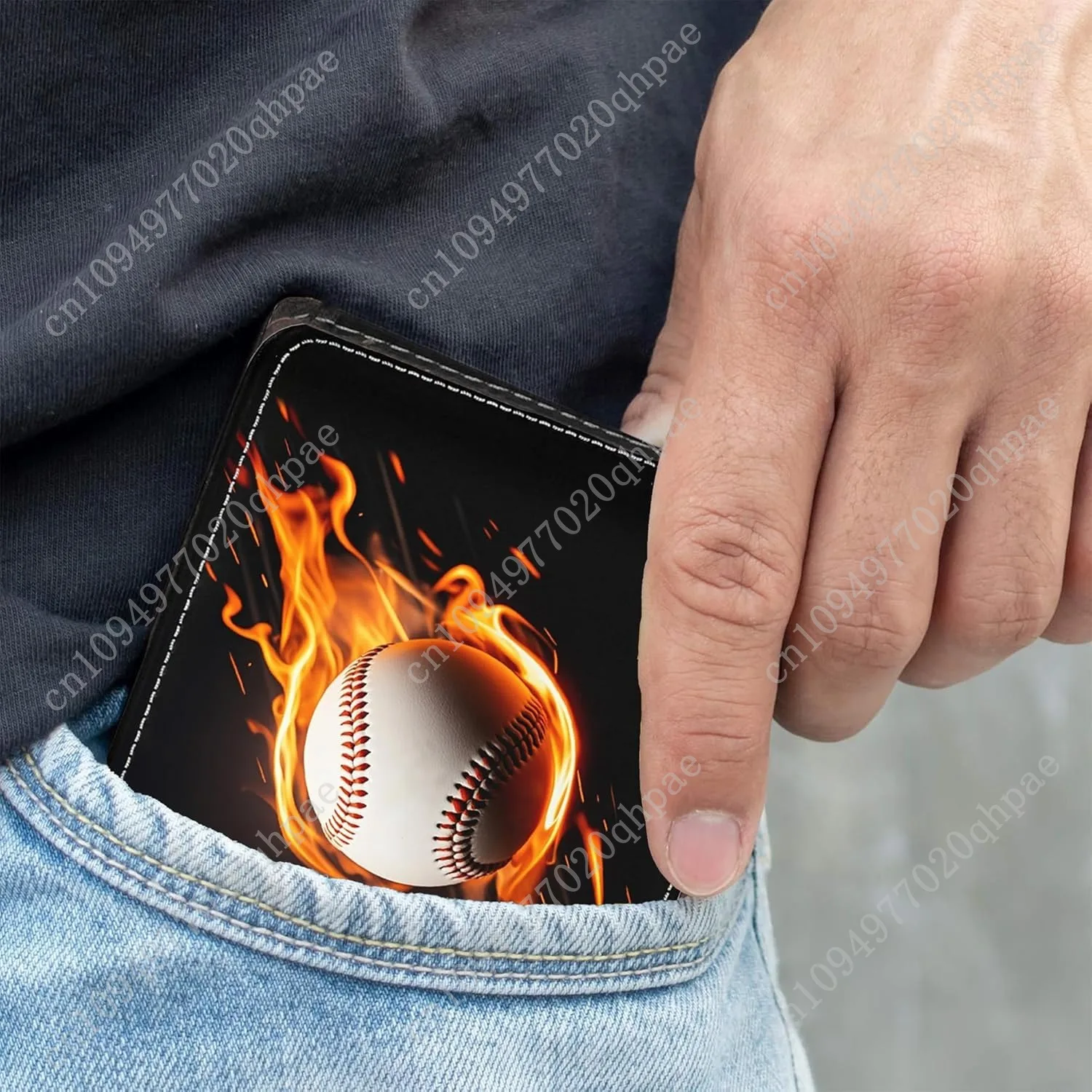 محفظة جلدية رائعة للأولاد والمراهقين، من عمر 8 إلى 15 عامًا - تصميم مضحك ثنائي الطي مع جيب للعملات المعدنية ونافذة الهوية وبطاقة المحفظة - مثالية