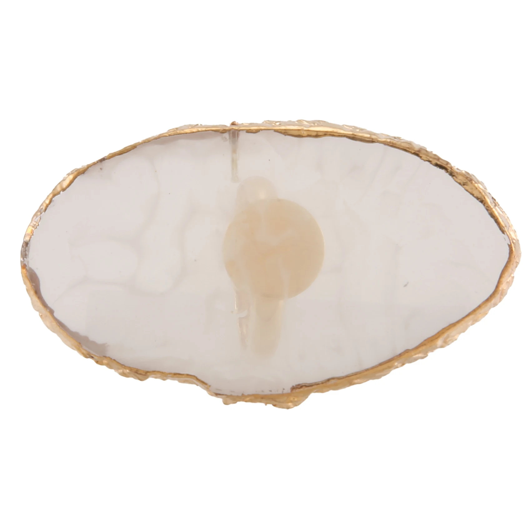 Paleta de anillos para decoración de uñas, Color piedra de resina, placa de anillo para dedo, esmalte de Gel Uv acrílico, crema, base, mezcla, equipo de decoración de uñas, 1 ud.