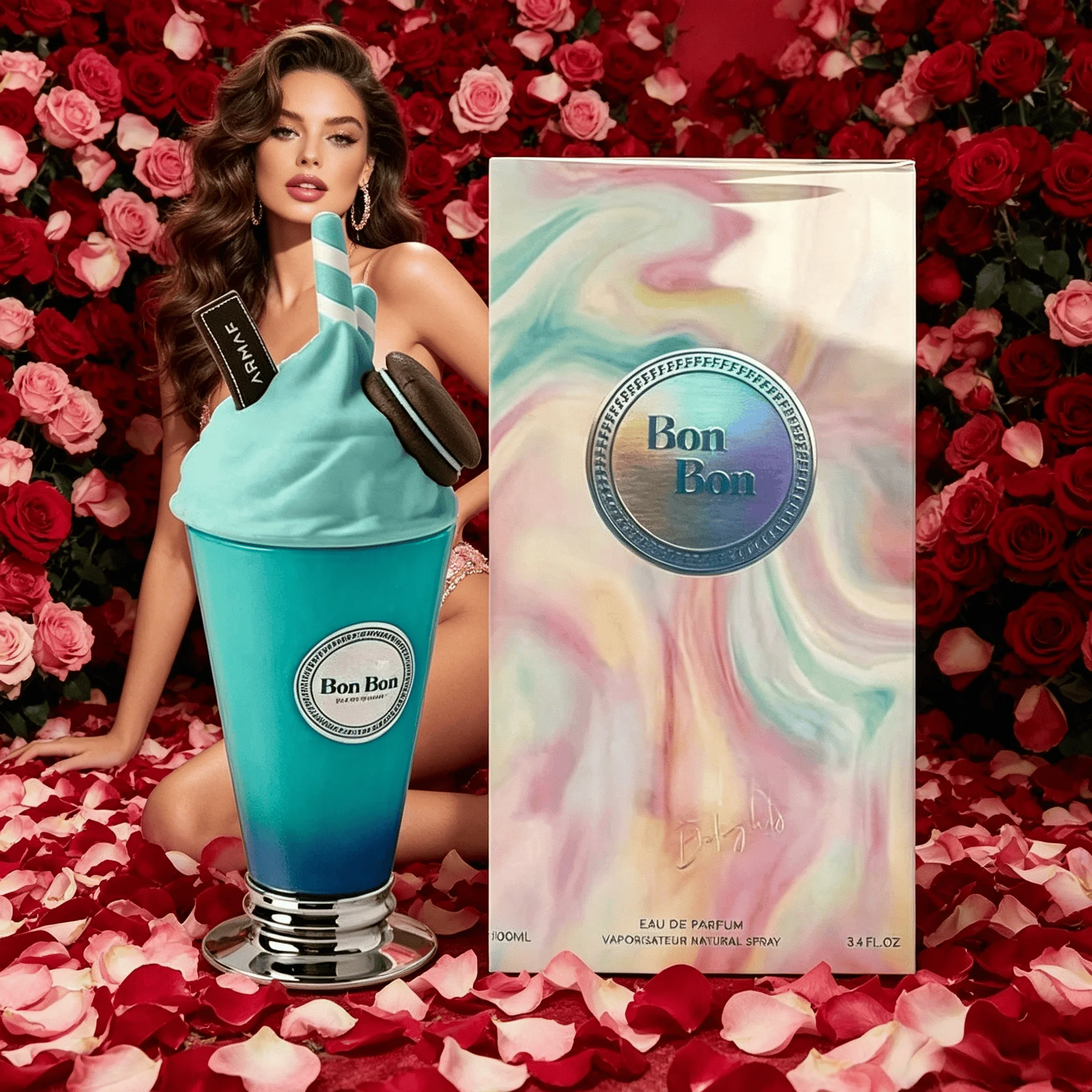 

ARMAF BonBon Sweet Scented Perfume 100ml/3.4FLoz Ideal for Dates And Festive Gifts Perfect Blend of Fragrance for Women