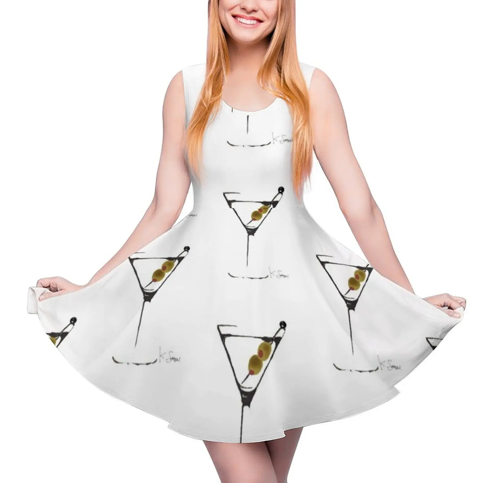 Martini Time Sleeveless Dress womans clothing Cocktail of dresses luxury evening dresses 2024